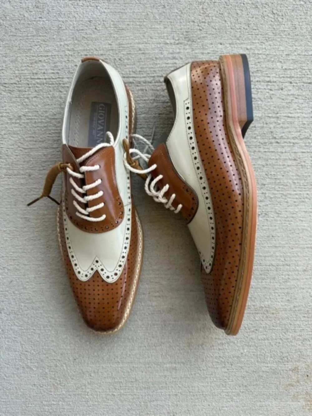 giovanni rio wingtip shoes new in box